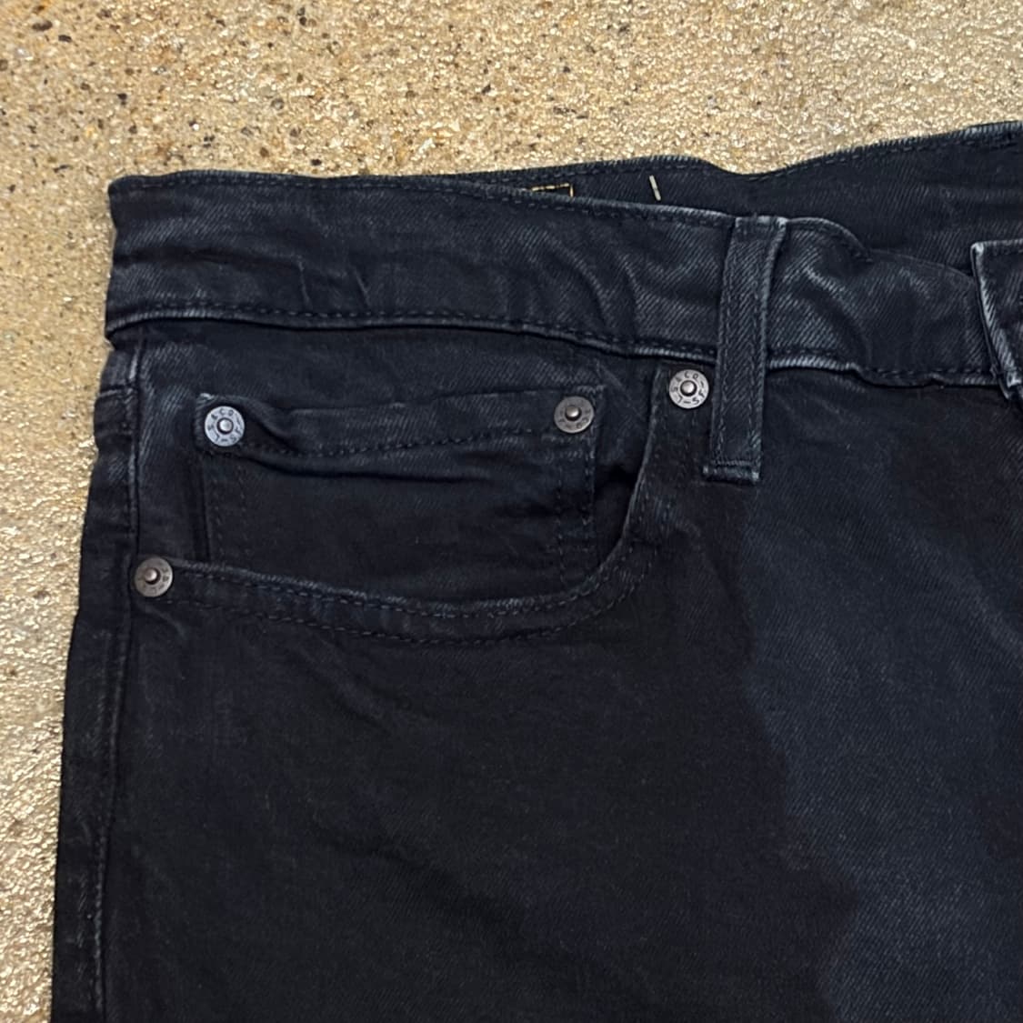 미국 빈티지 리바이스 511 스판 블랙진 흑청 청바지 상품이미지3