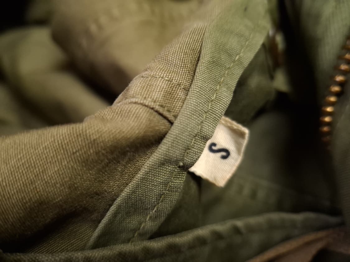 오리지날 미군 M-51 진나단파카 양털 라이너 스몰 셋트 상품이미지2