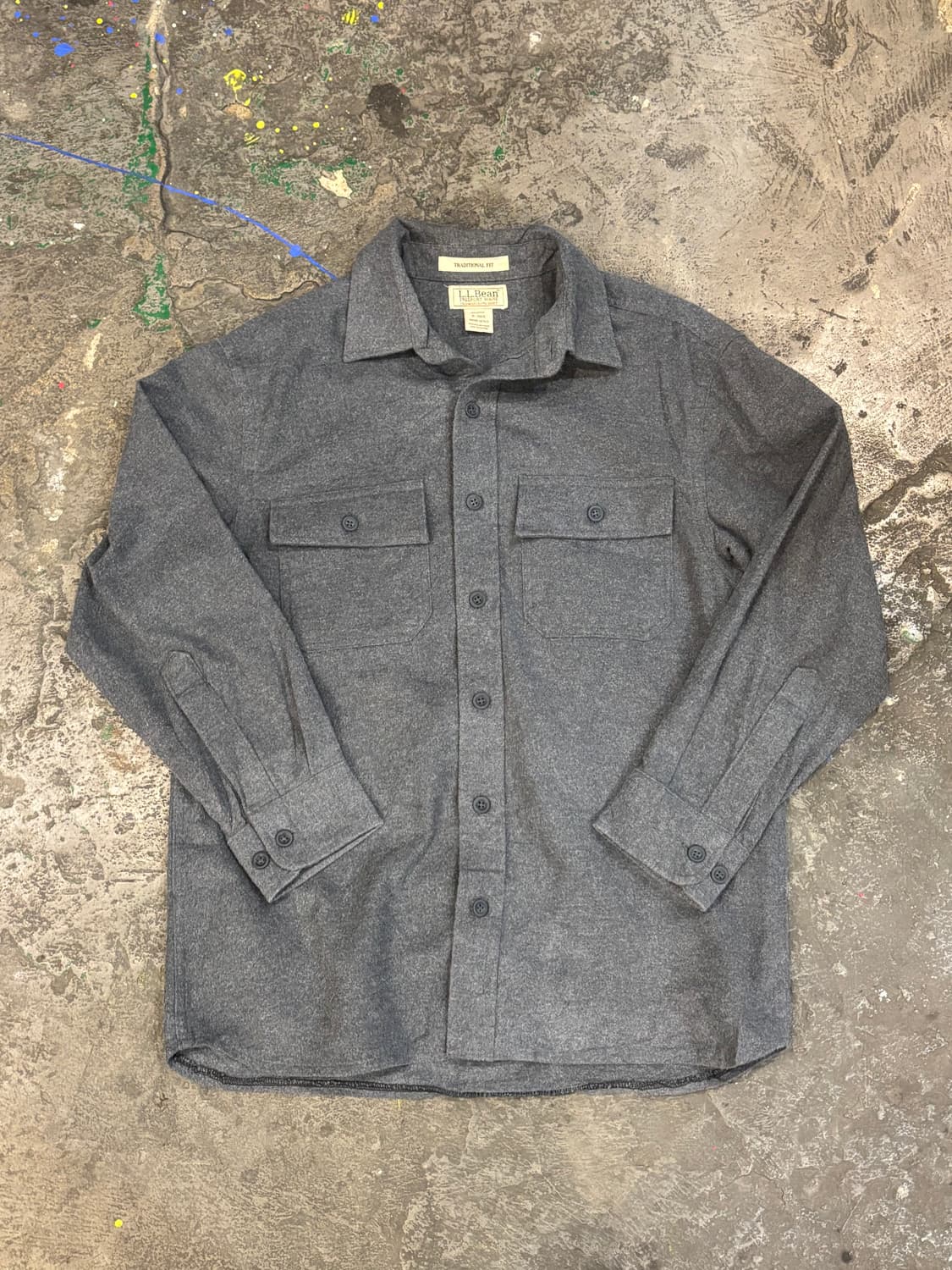 L.L.Bean 빈티지 코튼 워크 셔츠 상품이미지8