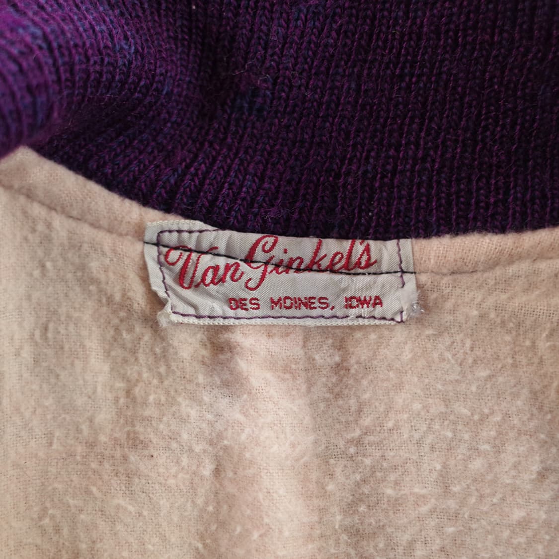 1960‘s Van Ginkel's Satin Varsity Jacket 상품이미지10