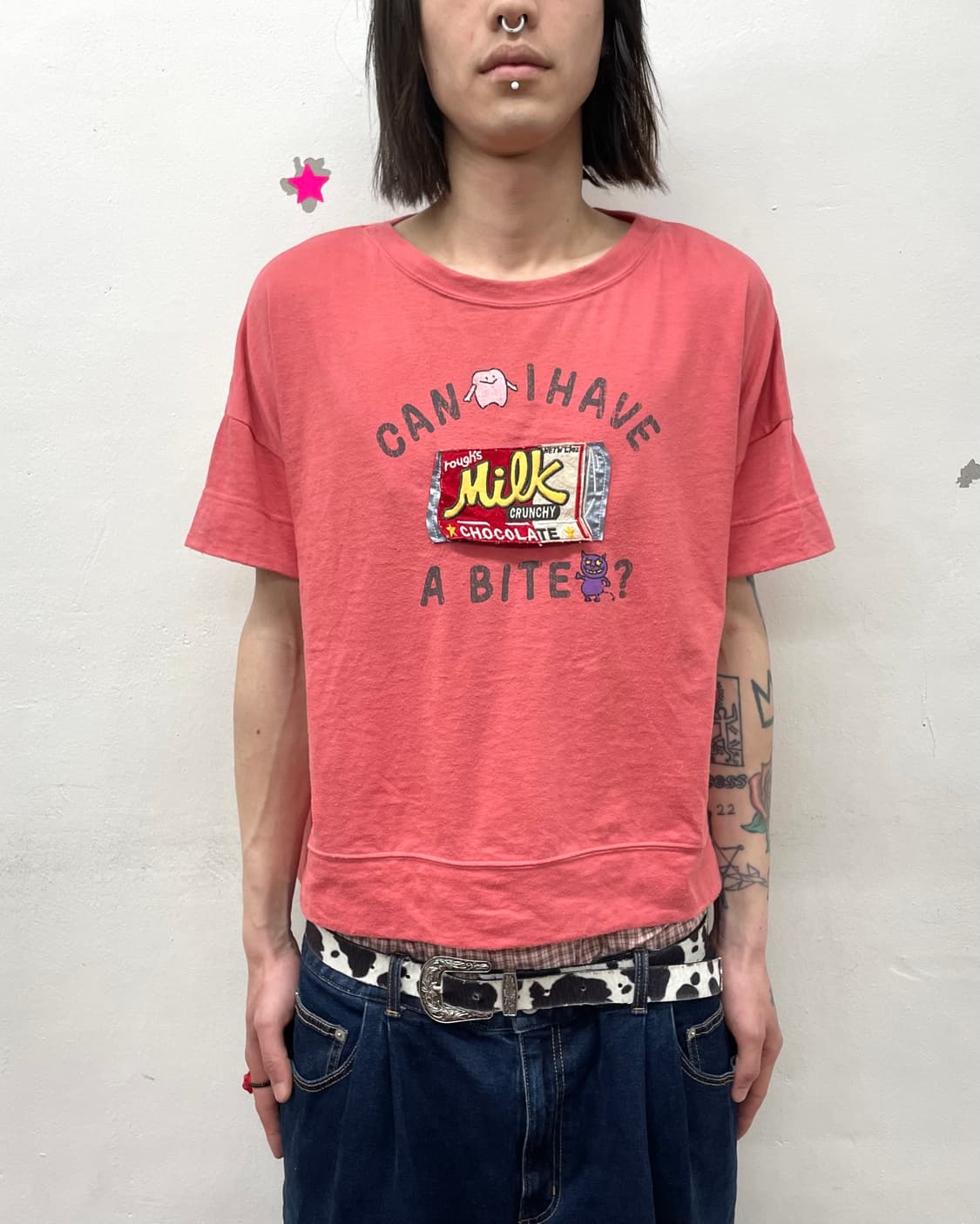 Milk chocolate pink t-shirt 상품이미지1