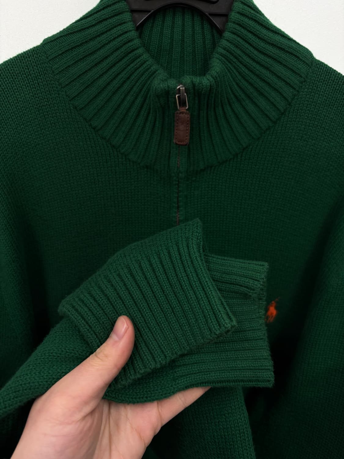 폴로랄프로렌 울 니트 반집업 상품이미지3