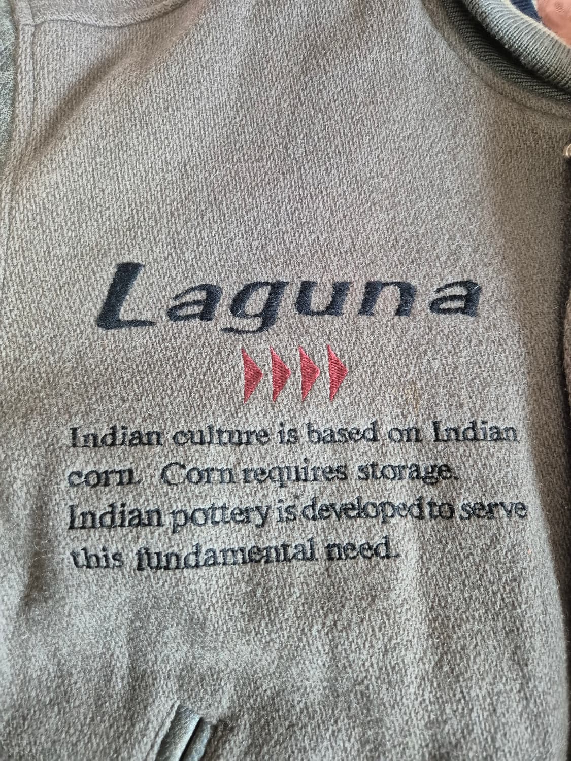 90s 맥그리거 나바호 레더 바시티 자켓 L 상품이미지5