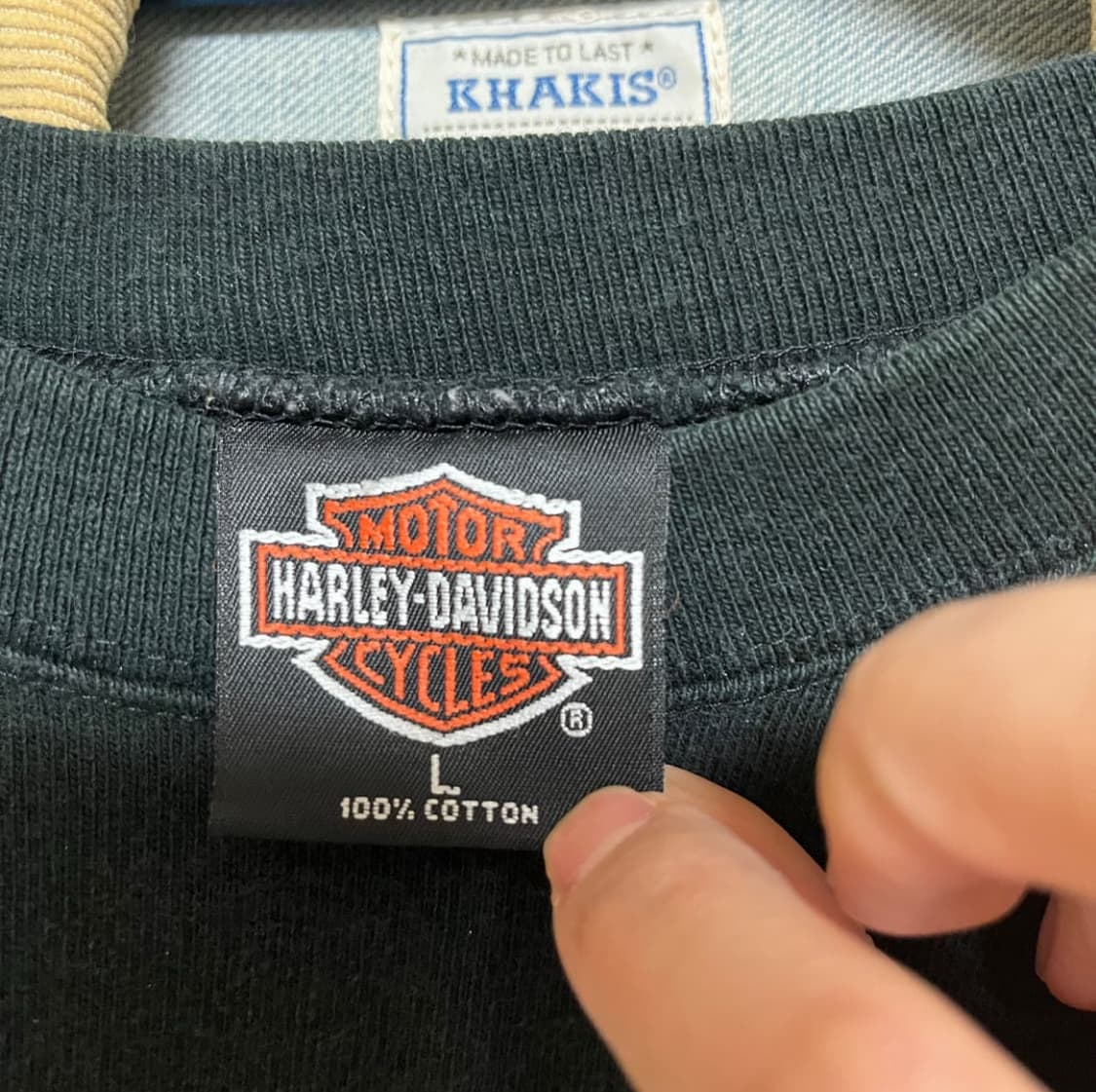 1996 할리데이비슨 플레임 롱슬리브 L 판매 상품이미지3