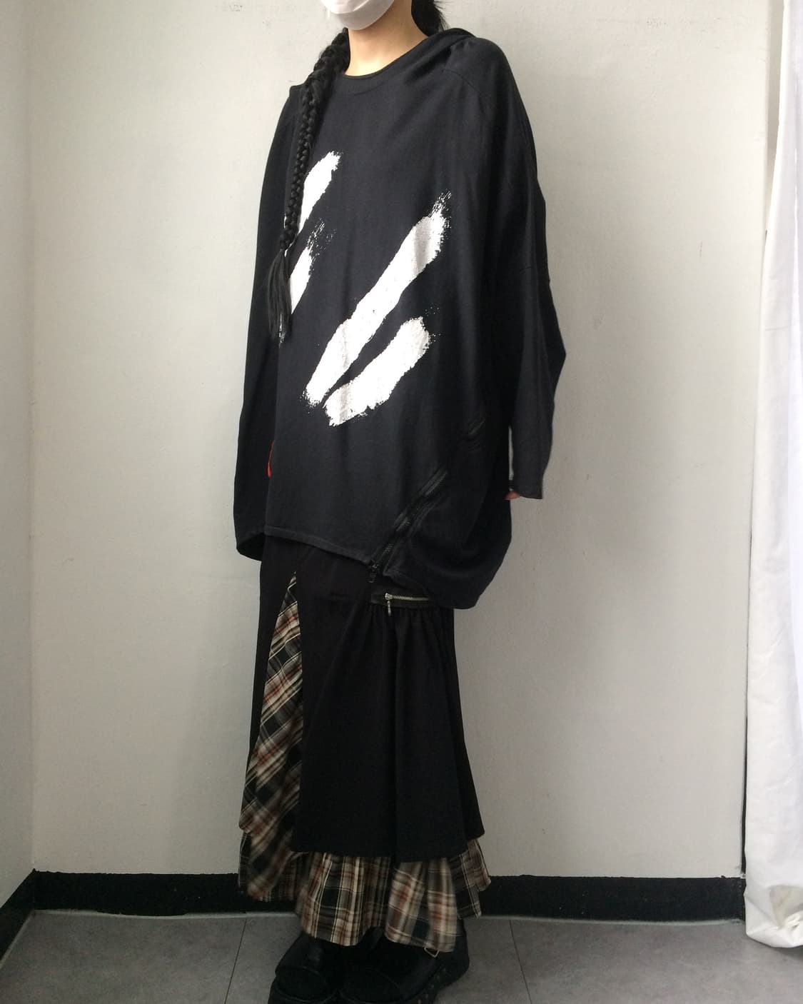 Loose fit hood onepieece 상품이미지8