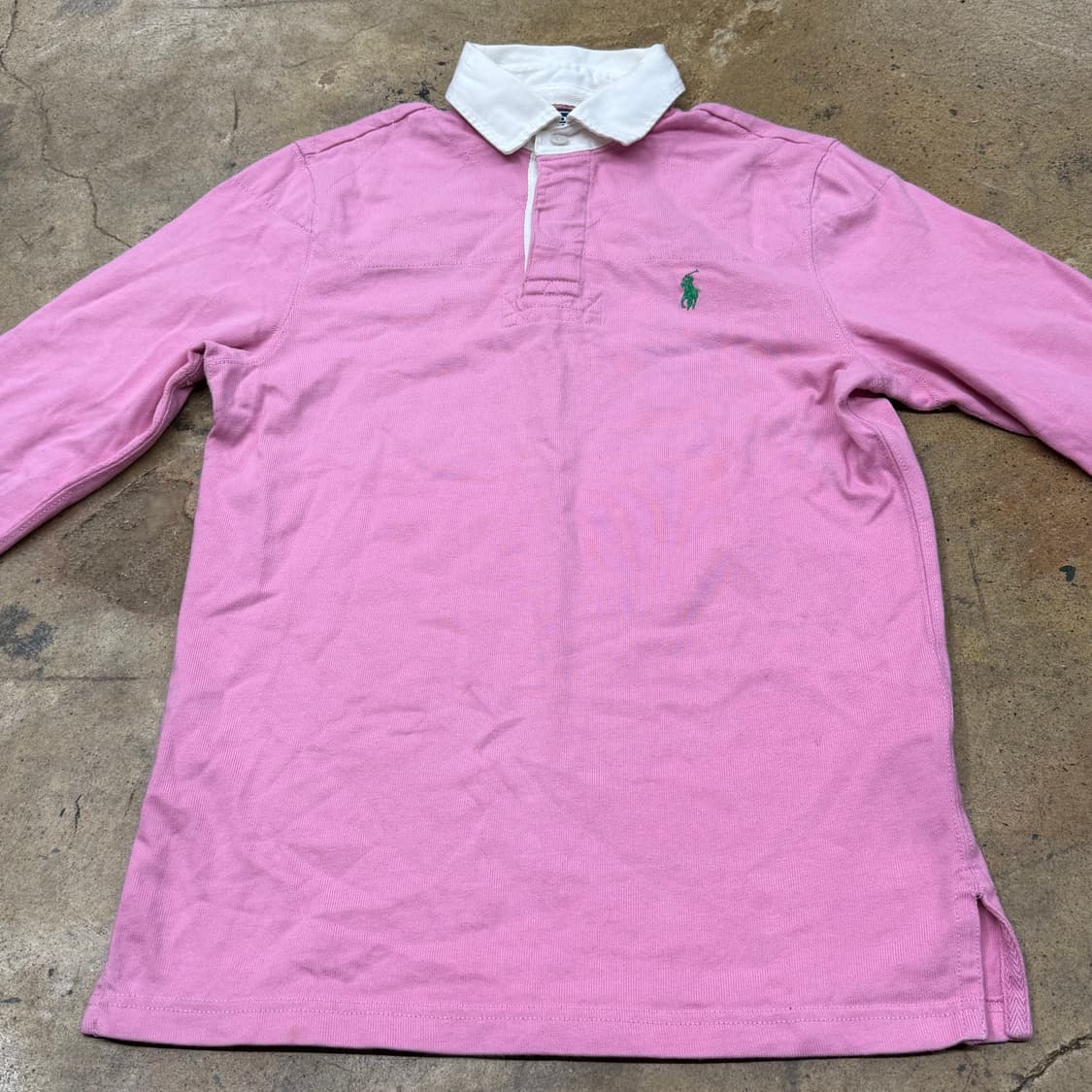 폴로 랄프로렌 딸기우유 핑크 긴팔티셔츠 상품이미지3