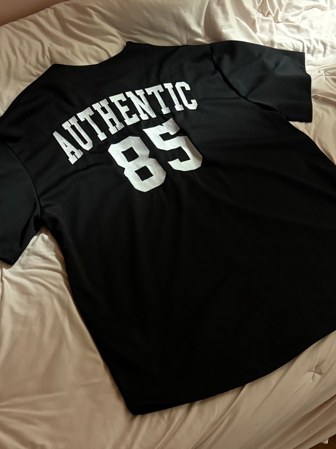 본투윈 베이스볼 져지 티셔츠 블랙 상품이미지5