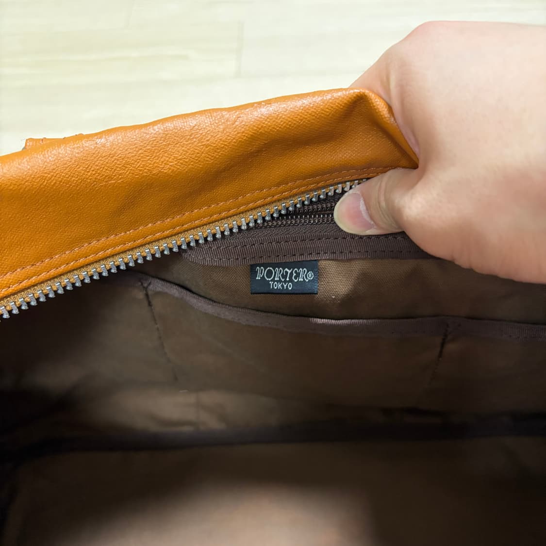 요시다포터 porter 프리스타일 보스턴백 카멜 상품이미지6