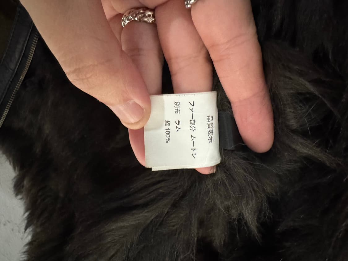 Haruf 퍼 스웨이드 언발란스 무스탕  상품이미지9