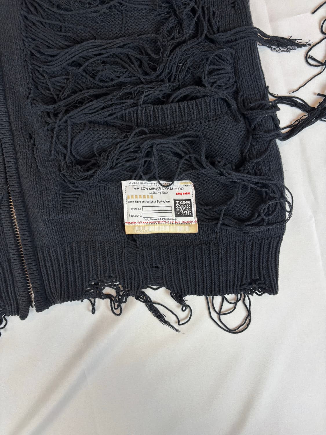 Mihara Yasuhiro 니트 집업 상품이미지4