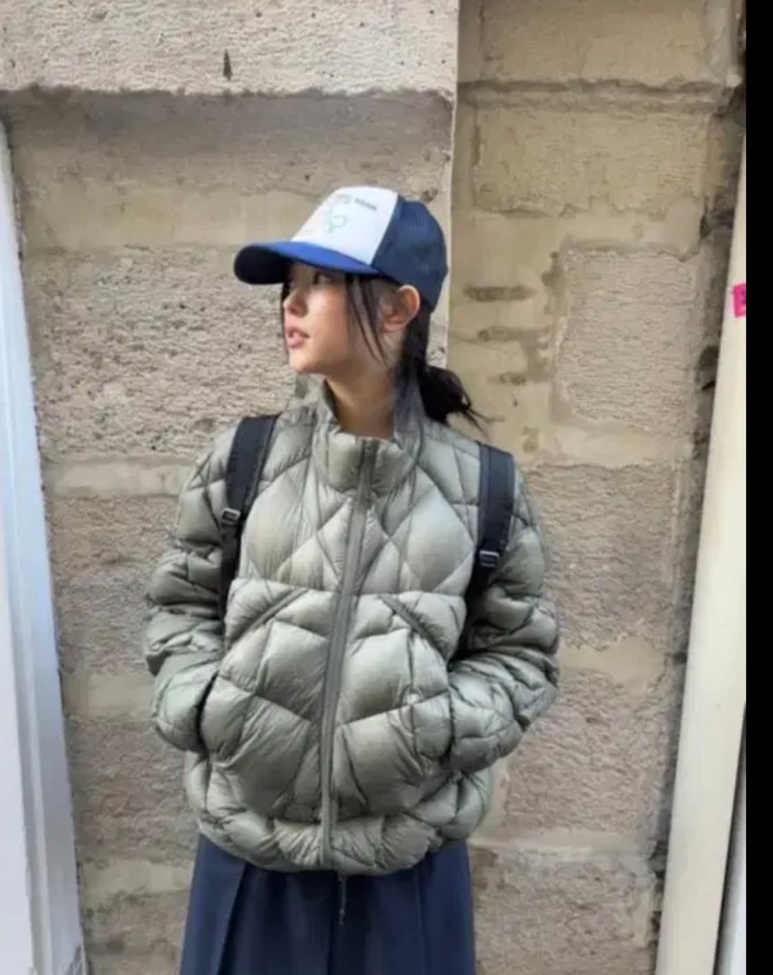 로아 패딩 25fw grey S사이즈 상품이미지1