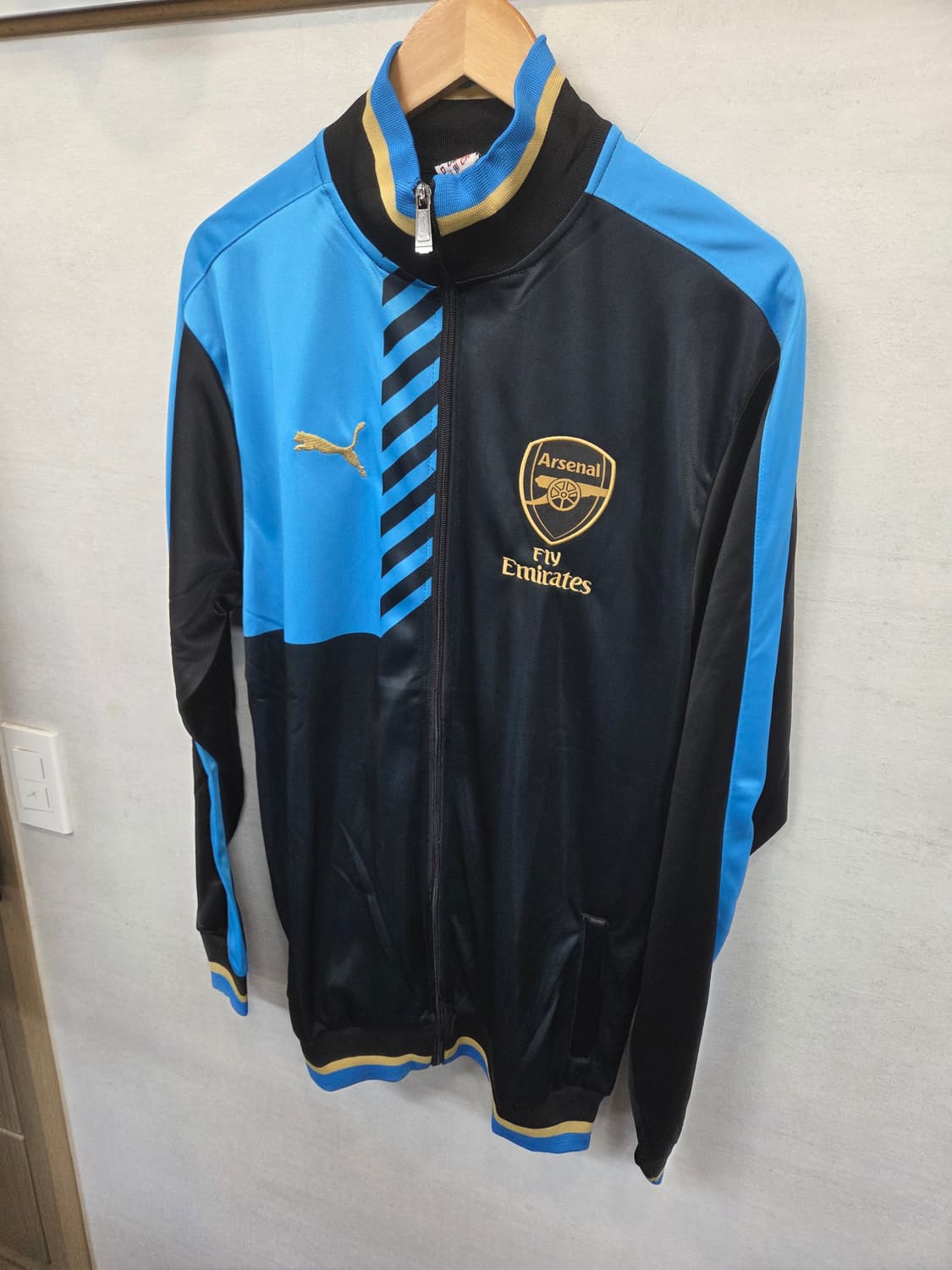 푸마 아스날 빈티지 올드스쿨 빅로고 약기모 트랙탑 져지 xl 상품이미지5