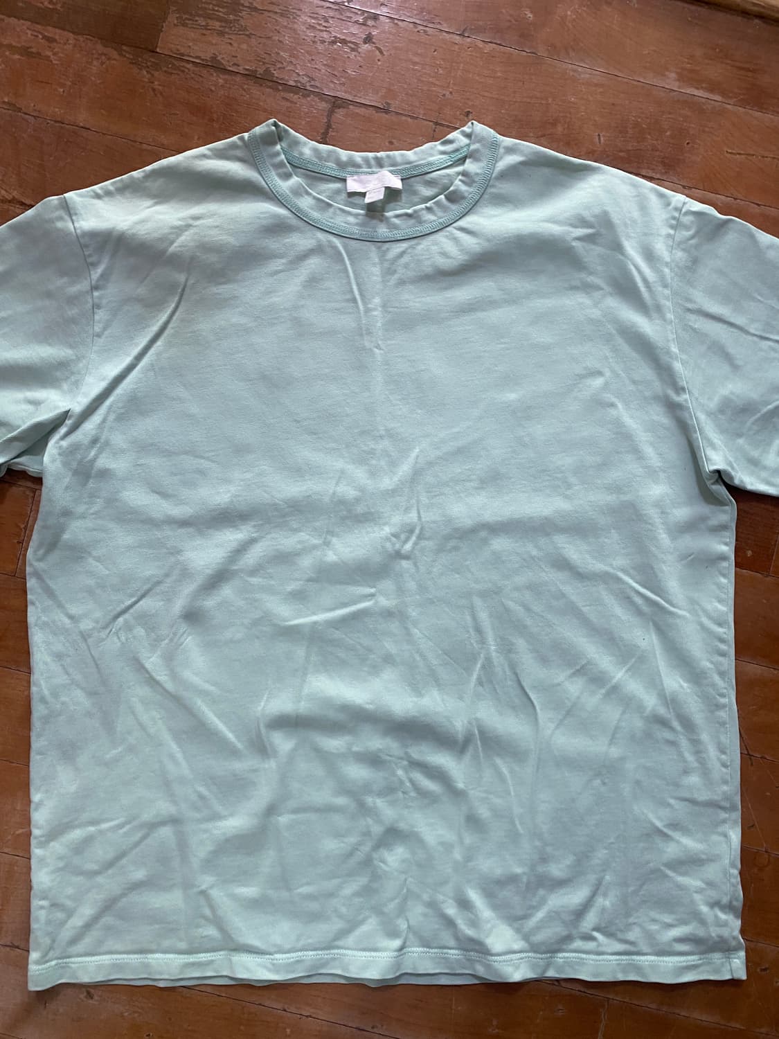 (미착용) COS 민트색 반팔 티셔츠 L (105) 상품이미지2