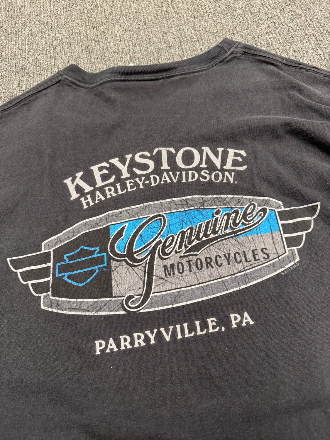 3XL)할리데이비슨 빈티지 프린팅 Parryville 반팔 상품이미지5