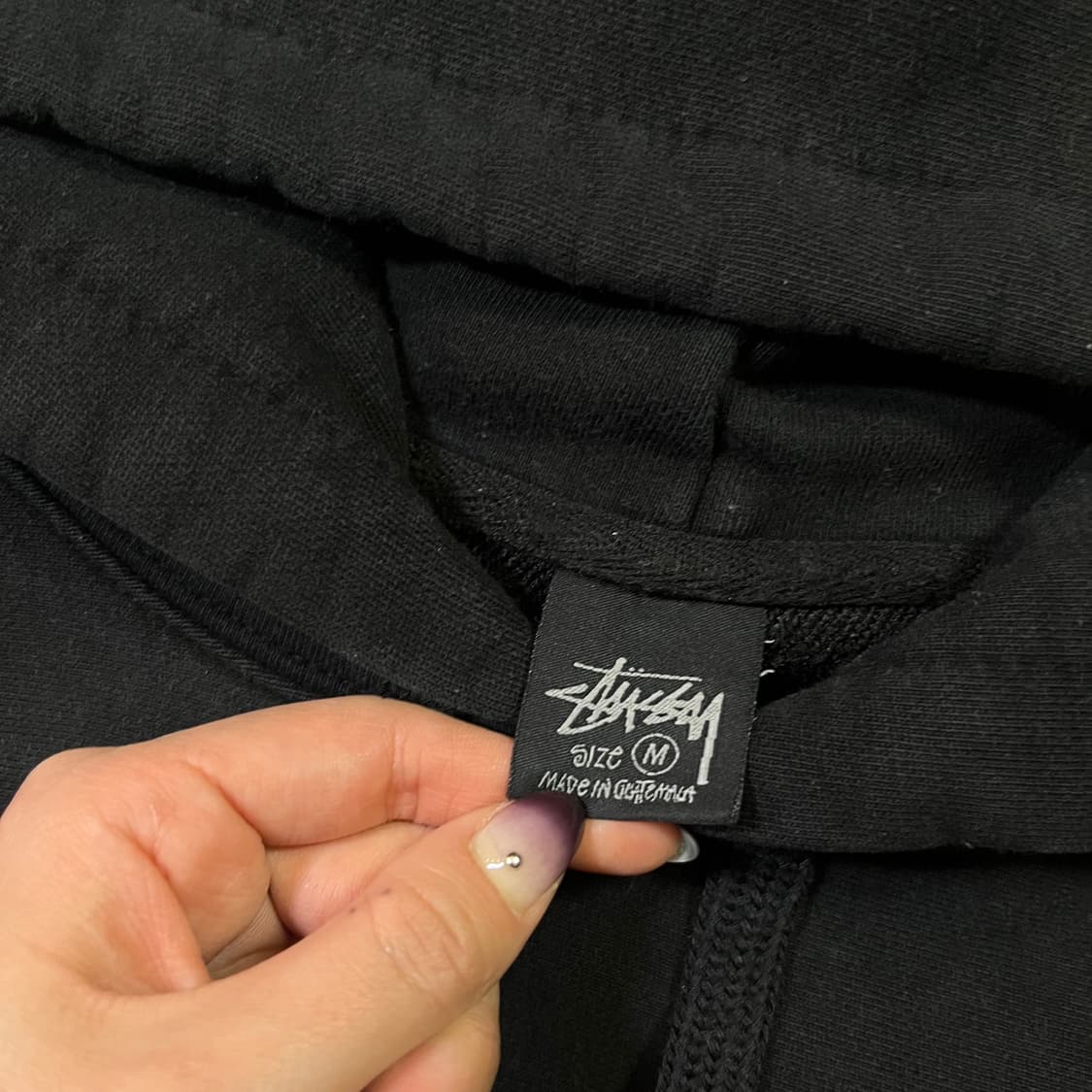 STÜSSY 스투시 빅로고 후드티 상품이미지3