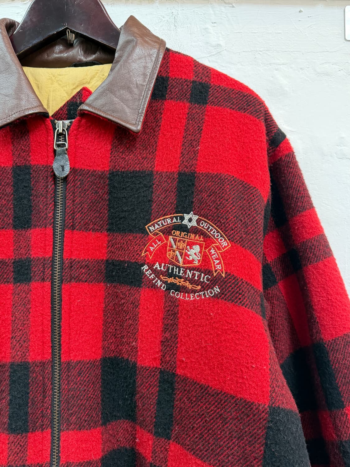 Cubic Measure 버팔로 체크 울 블렌드 자켓 M 상품이미지2