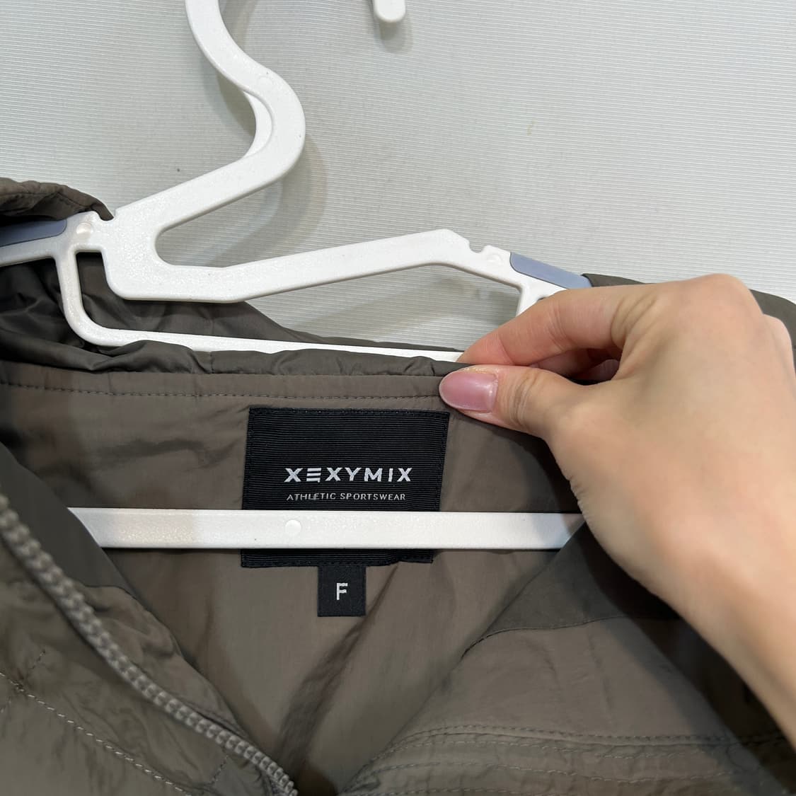 젝시믹스 퀼팅 후드 판초 아우터 F 상품이미지2