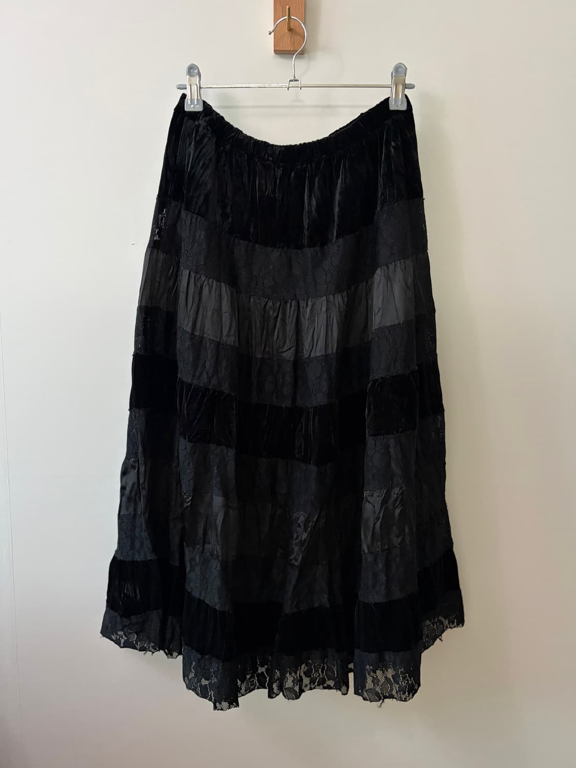 빈티지 레이스 레이어드 스커트 상품이미지1