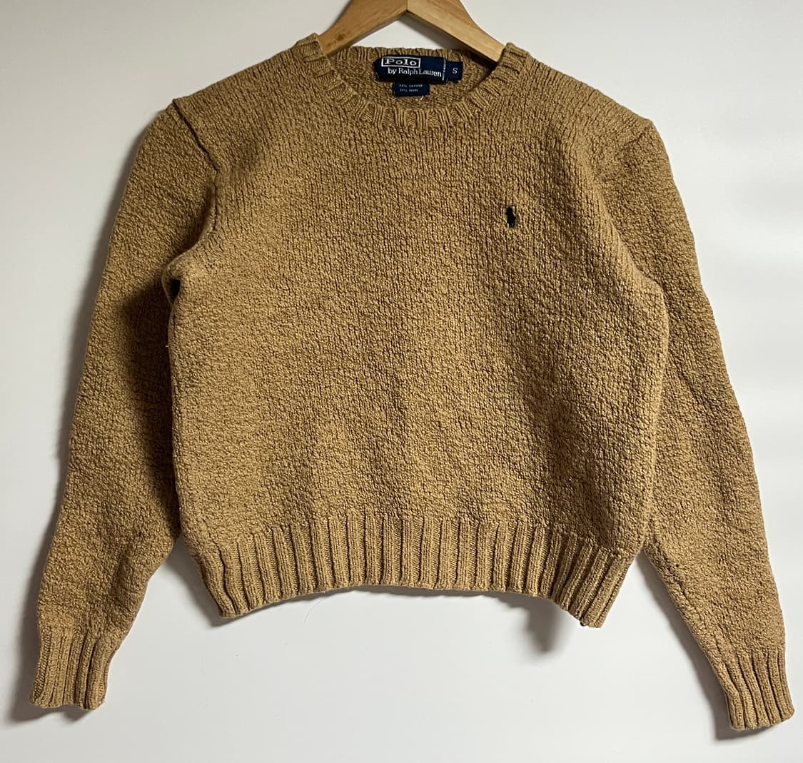 폴로랄프로렌 울 보카시 크롭 니트 스웨터 S 상품이미지1