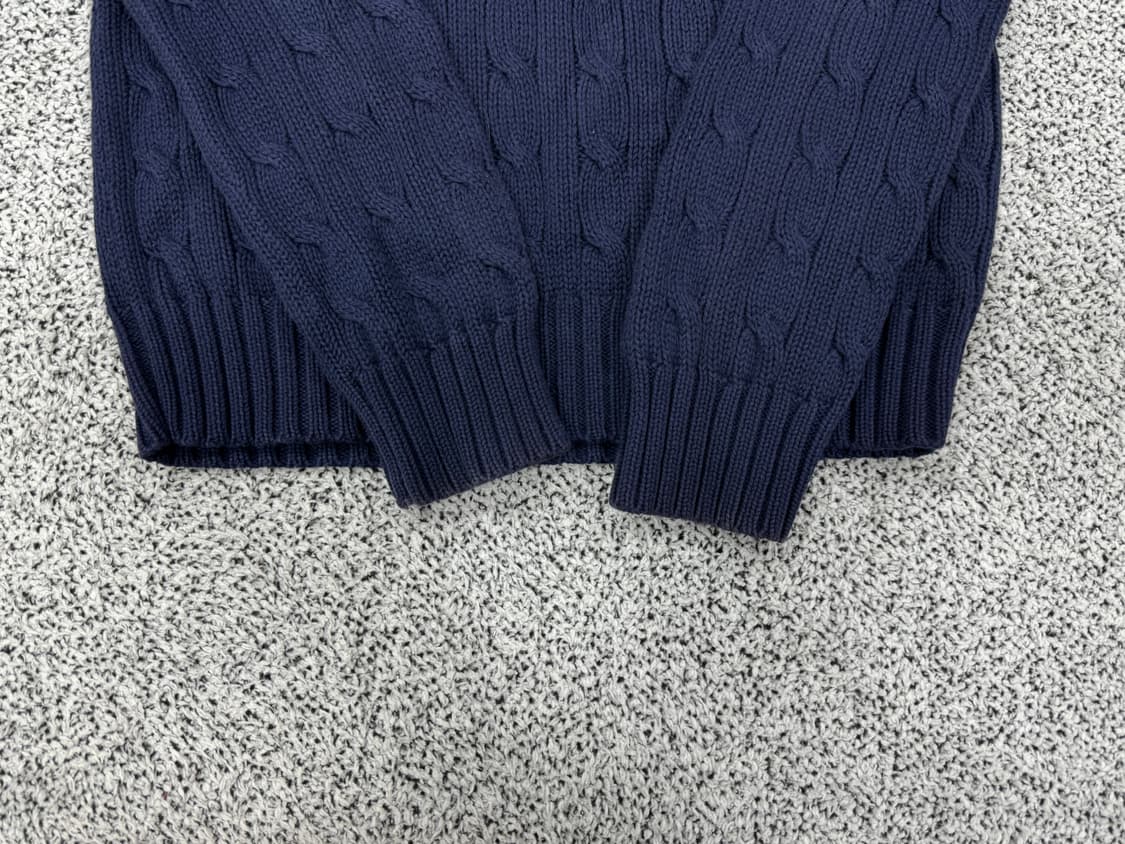 폴로 랄프로렌 브이넥 꽈배기니트 상품이미지3