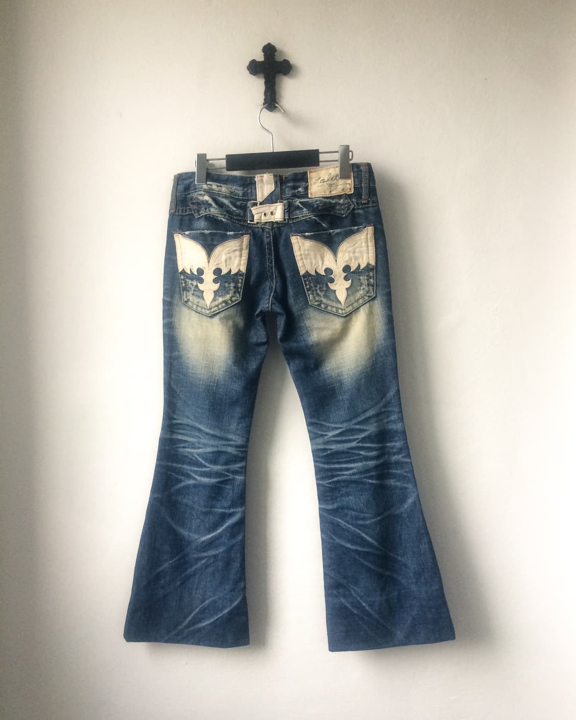 Tribal patch point denim pants 상품이미지1