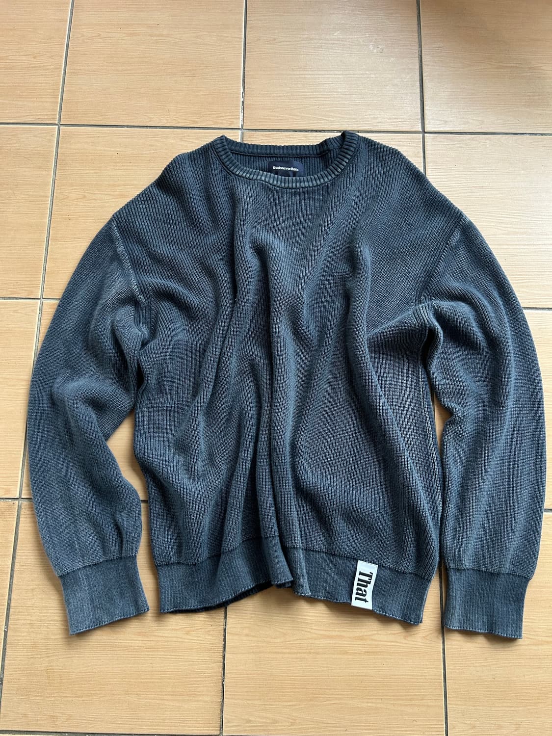 디네댓 에시드워시 코튼니트 상품이미지1