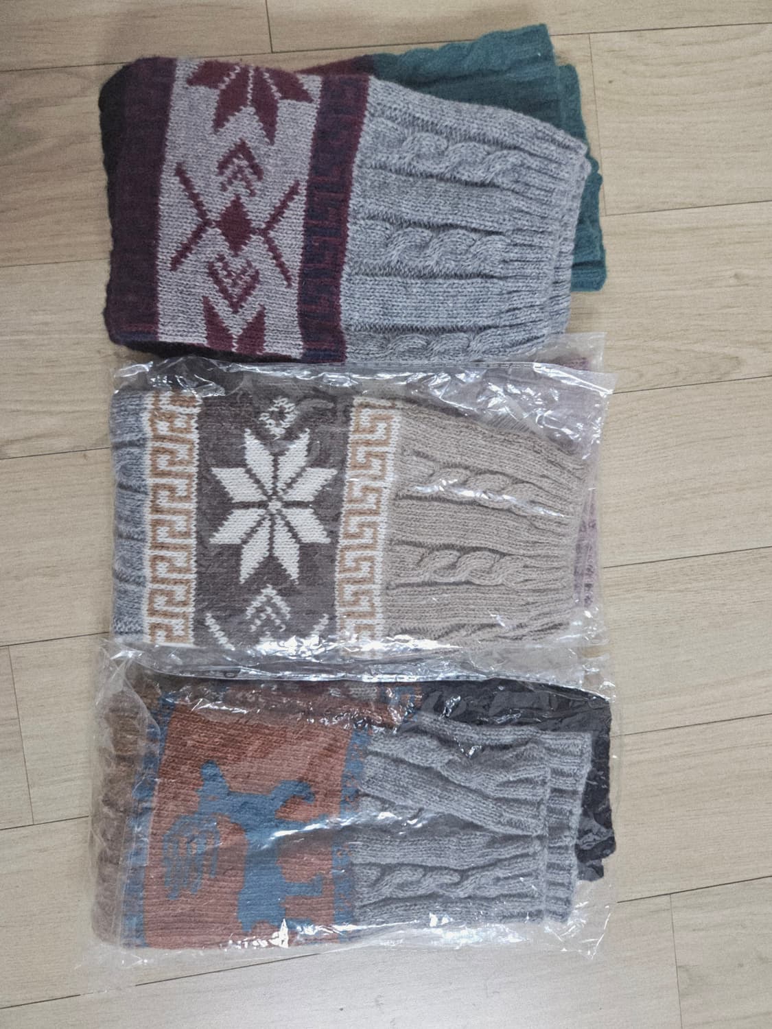 [새상품] 빈티지 모리걸 노르딕 레그워머 상품이미지3