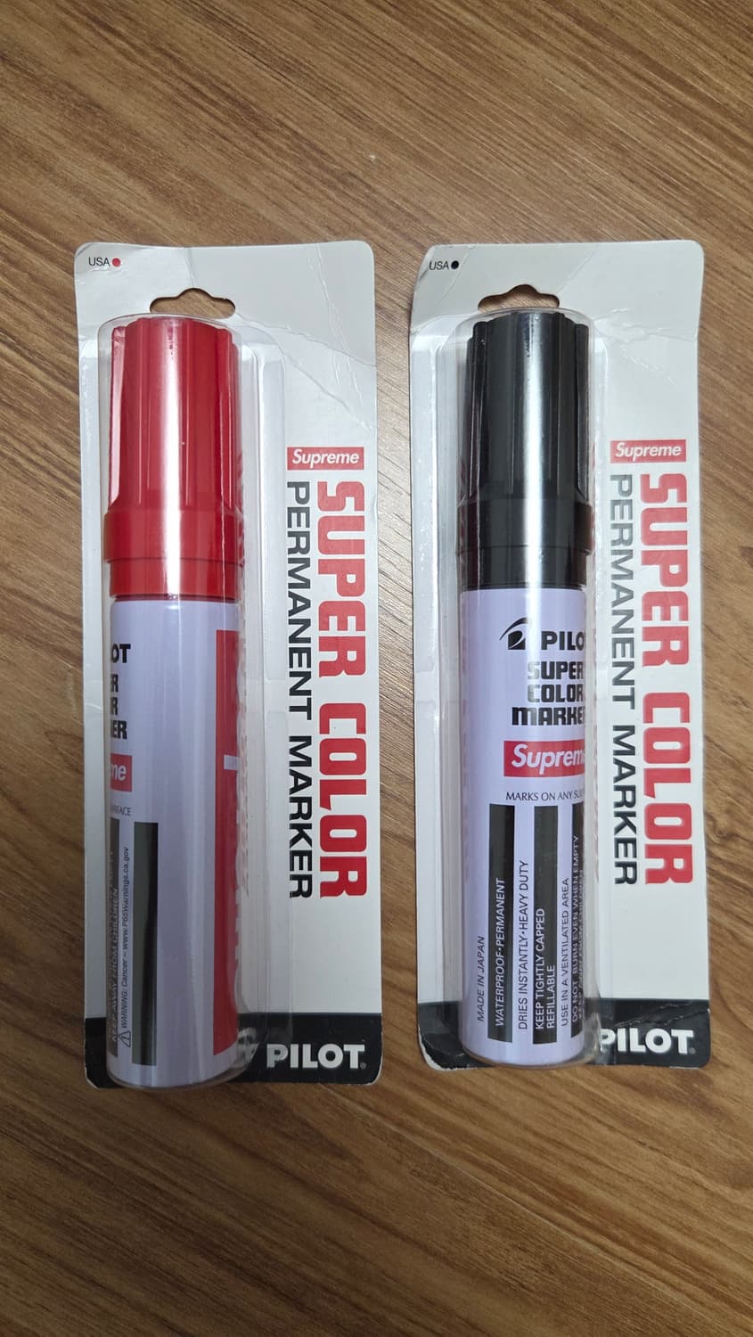 슈프림 파일럿 마커 레드 & 블랙 상품이미지1