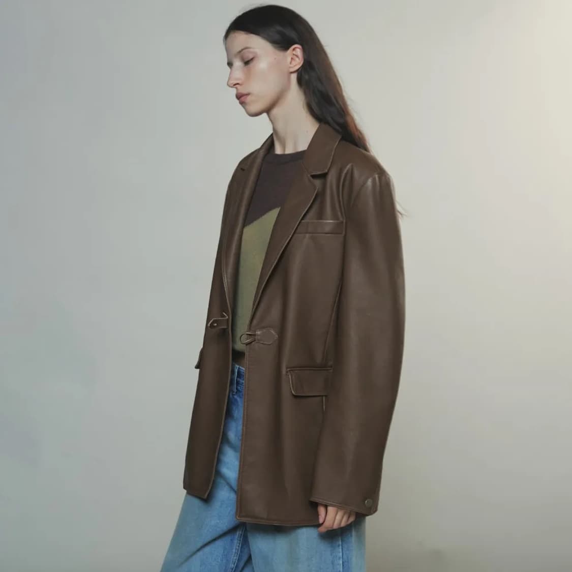 엔오르 가죽자켓 상품이미지2