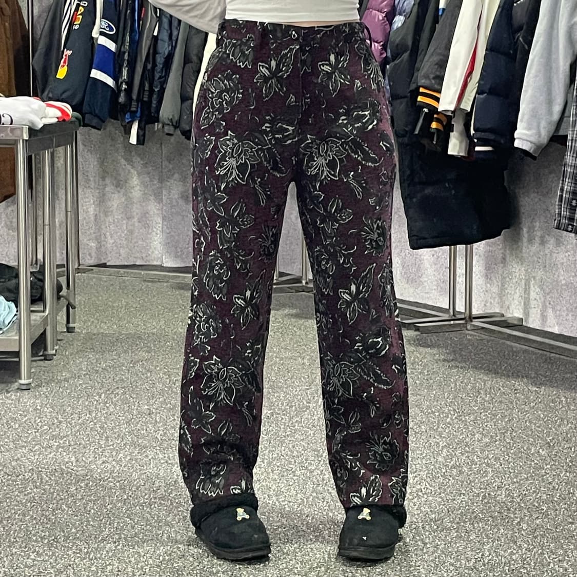 디스이즈네버댓 플라워 패턴 워크 팬츠 B3653 상품이미지1