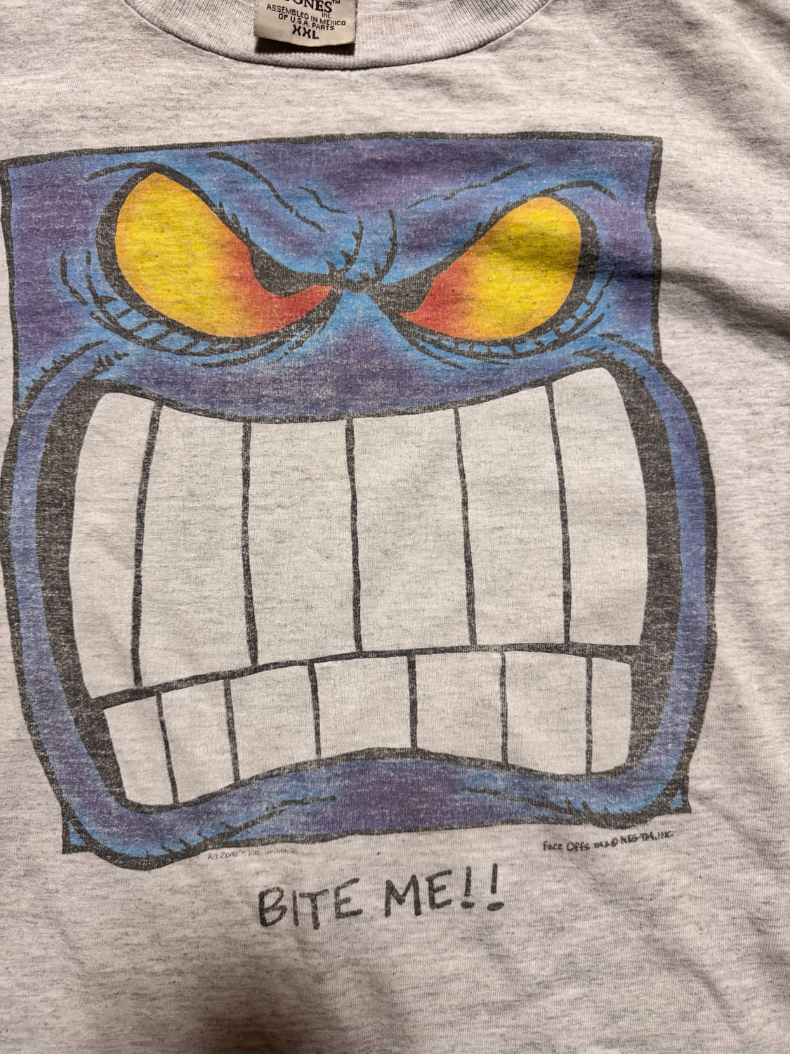 90s Face Offs 'Bite me!' T-shirt 상품이미지2