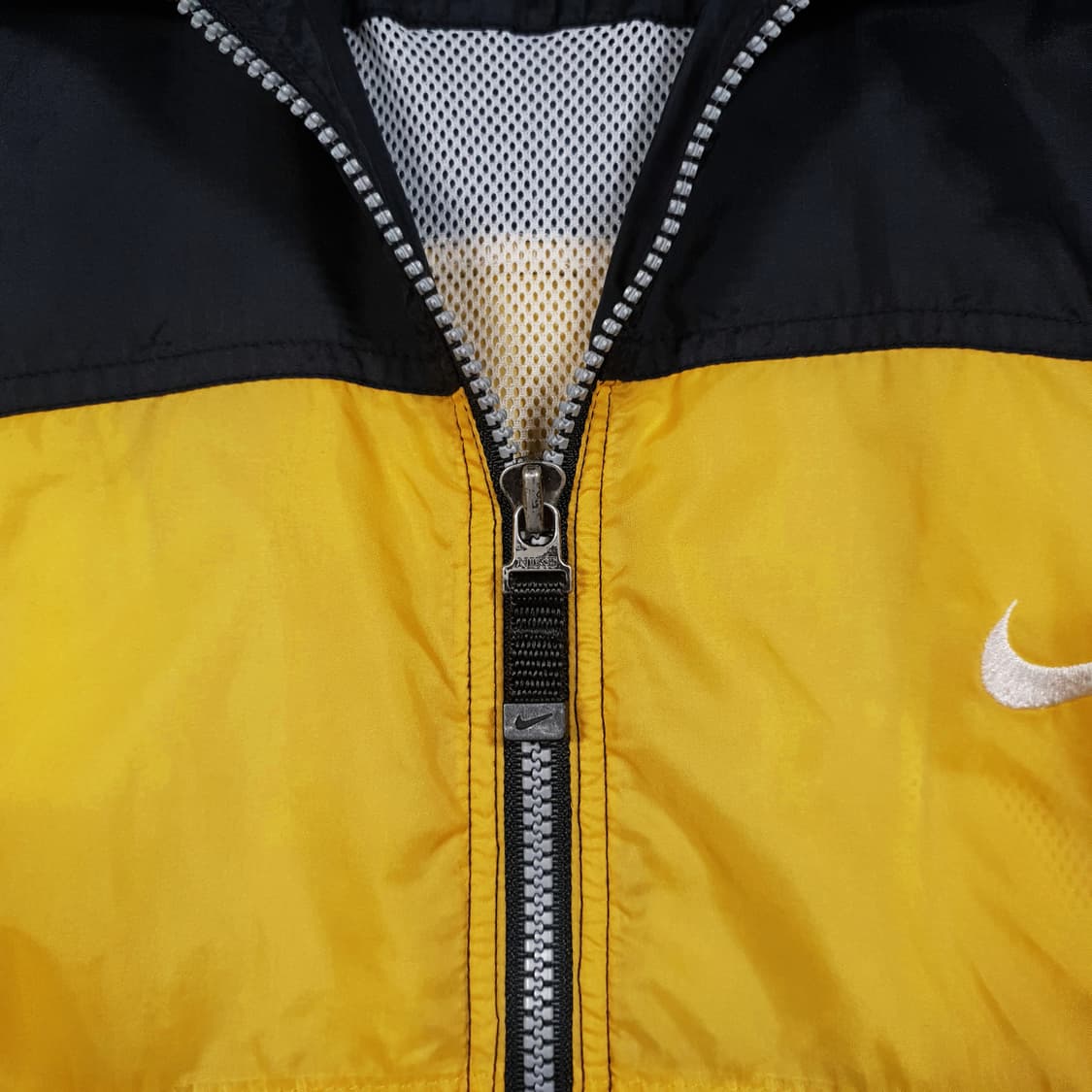 실측 XL) 나이키 90s 올드스쿨 스우시 빅로고 바람막이 집업 자켓 상품이미지6