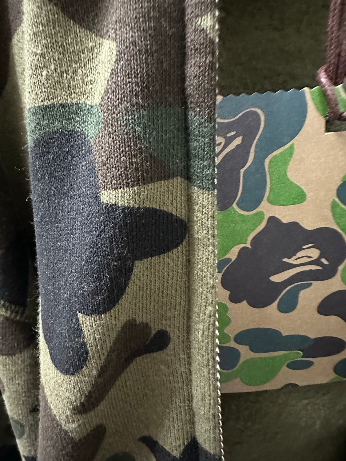Bape 녹계 후드집업 상품이미지4