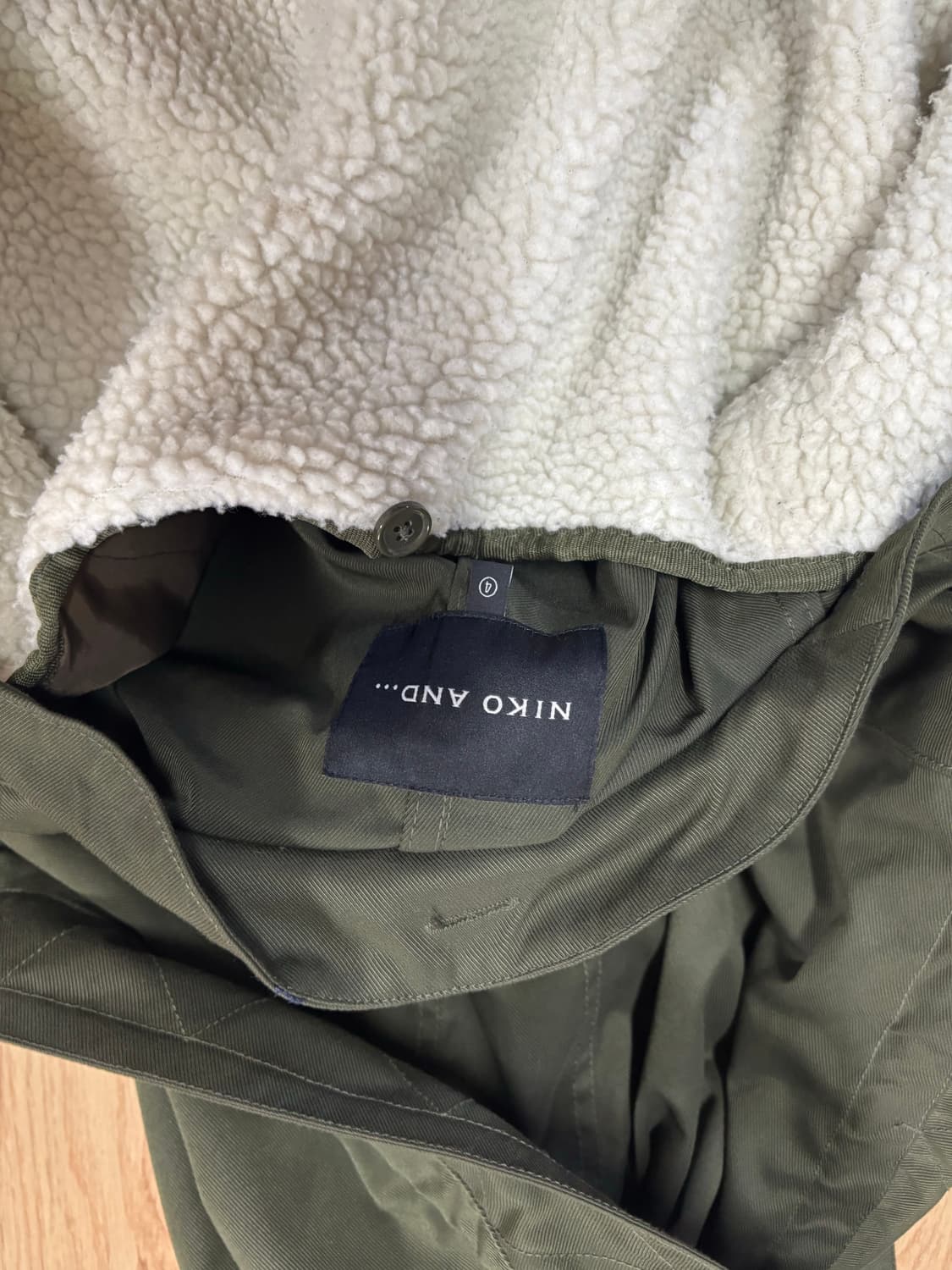 니코앤드 피쉬테일 야상 밀리터리 야상 4사이즈  상품이미지3