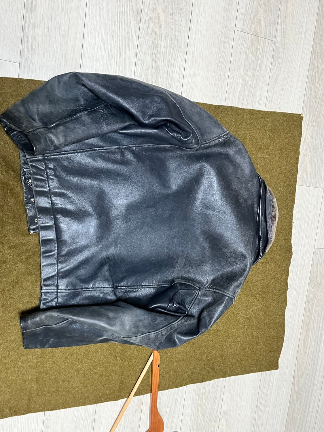 프랑스군 레더 자켓(공군 파일럿 자켓) 상품이미지8