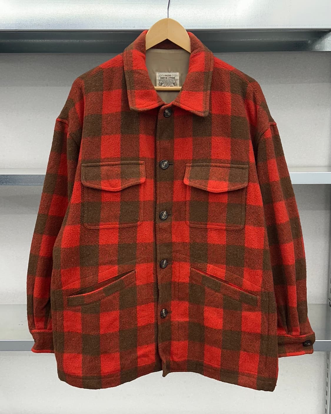 (XL)PAZZO 버팔로 울 자켓-M1498 상품이미지1