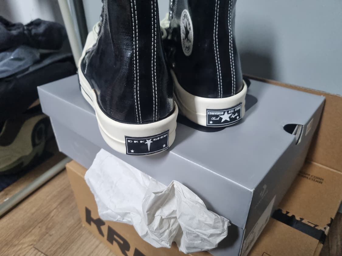 컨버스 릭오웬스 다크쉐도우 터보다크 래커드 상품이미지5