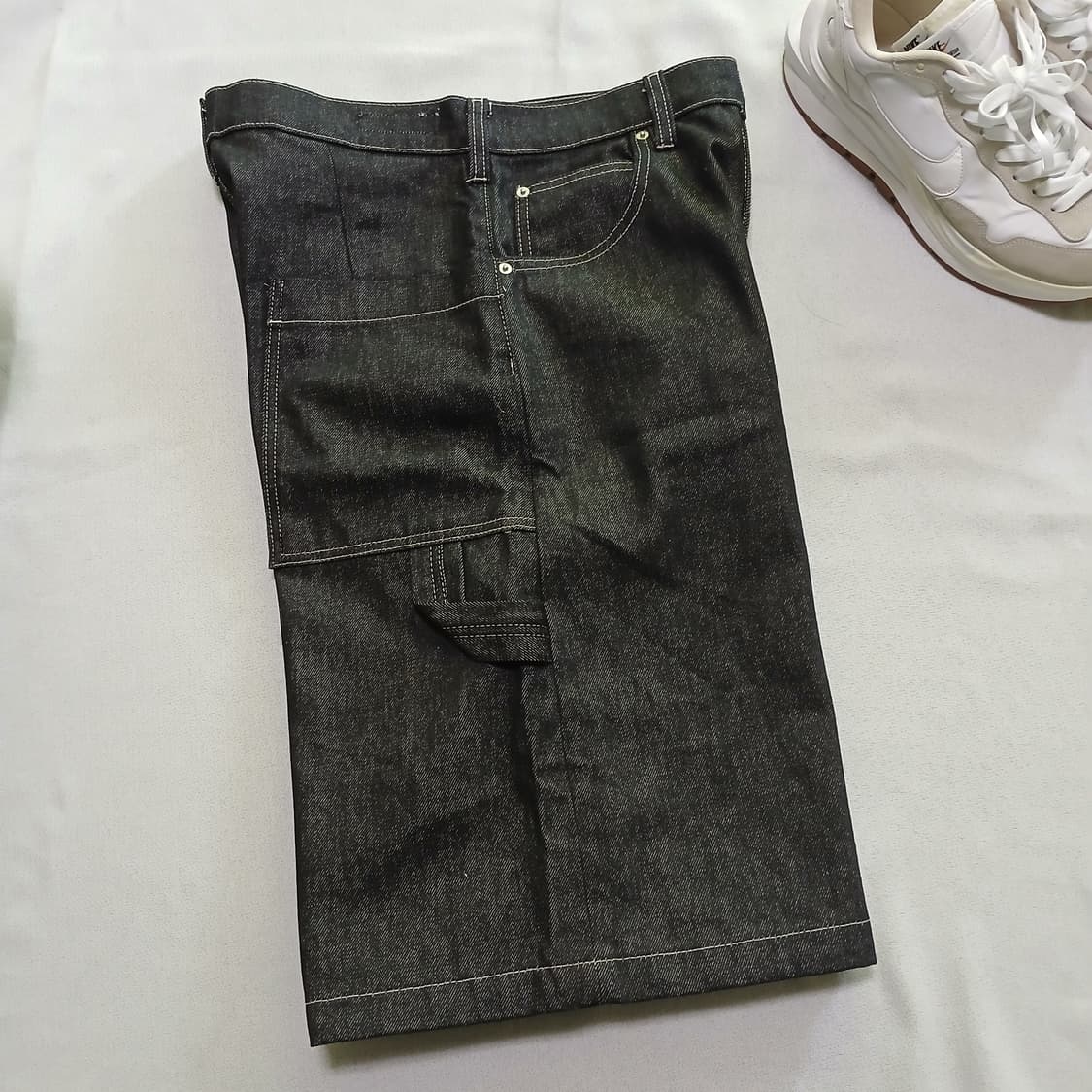 Zara 자라 카펜더 새상품급 컨디션 데님 버뮤다 반바지 상품이미지4