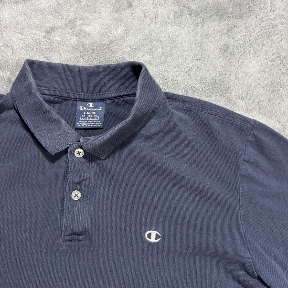 챔피온 스몰로고 반팔 카라티  상품이미지2