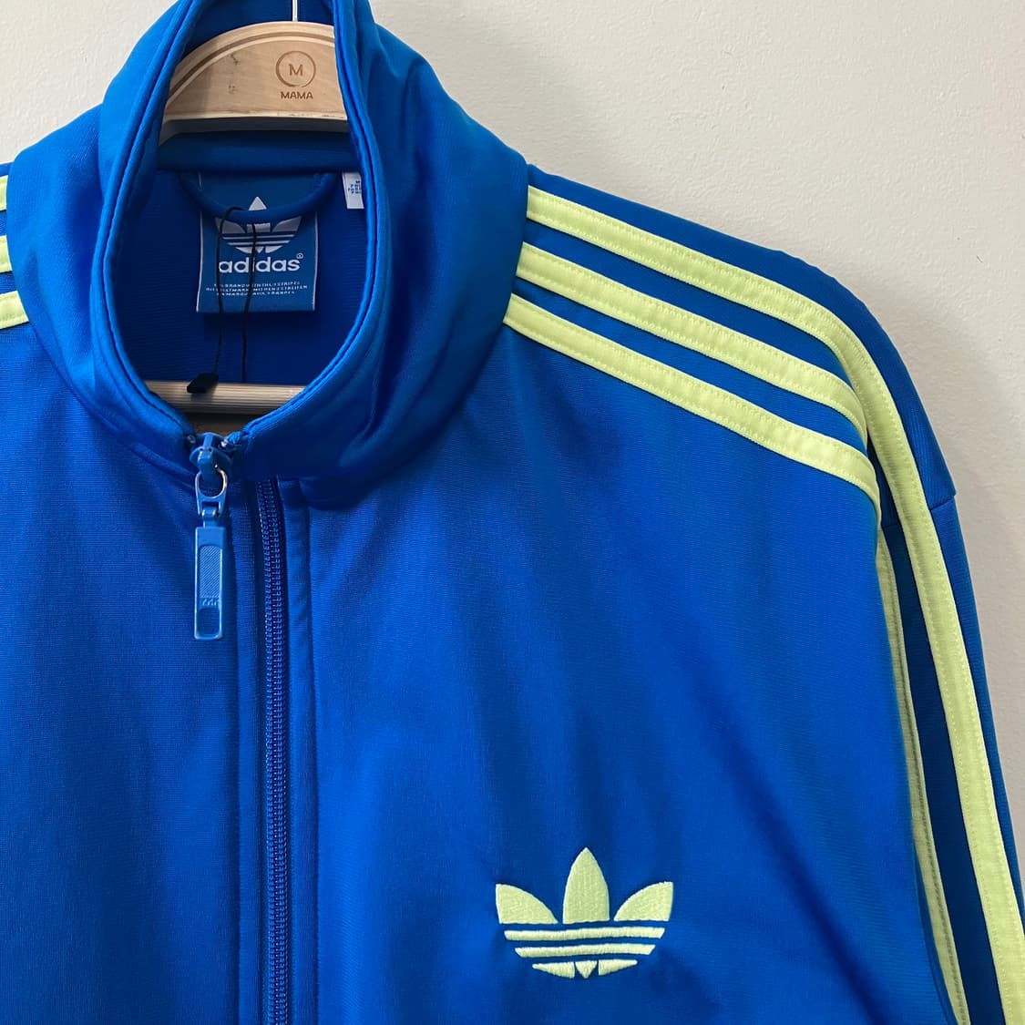 35 아디다스 파이어버드 져지 블루라임 상품이미지2