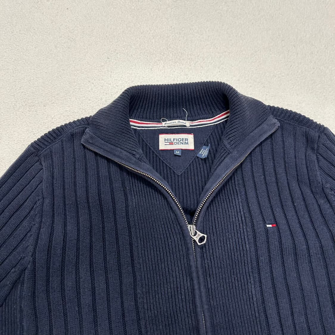 Tommy Hilfiger navy knit zip-up  상품이미지5