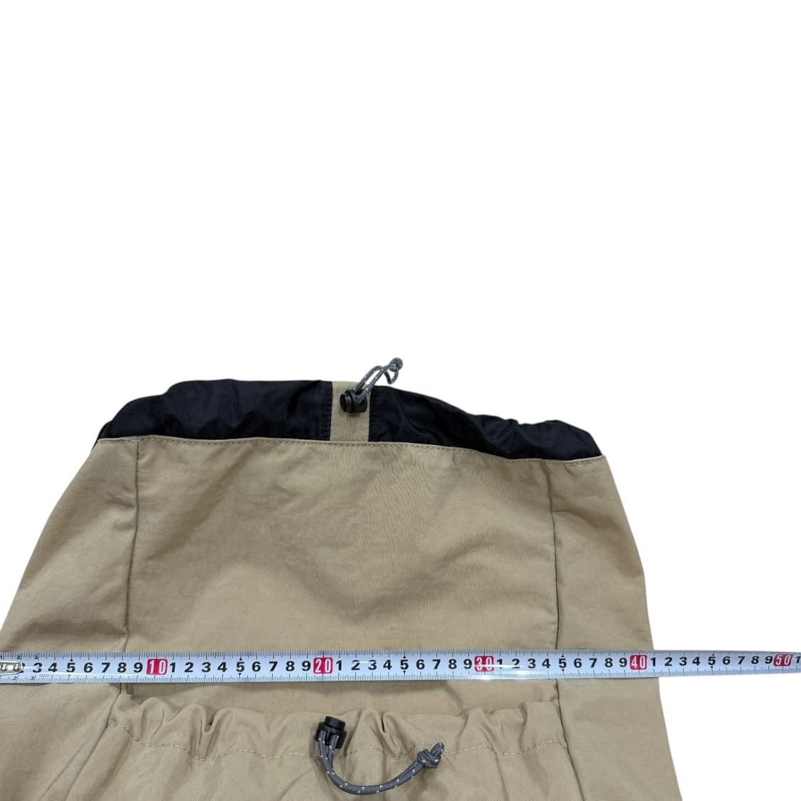 로우로우 드로우 스트링 복조리 백팩 가방 베이지 브라운 상품이미지6