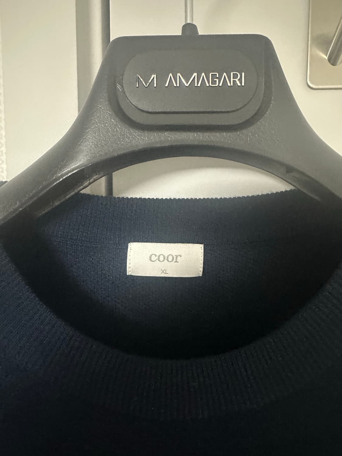 쿠어 울 니트(네이비) XL 판매 상품이미지2