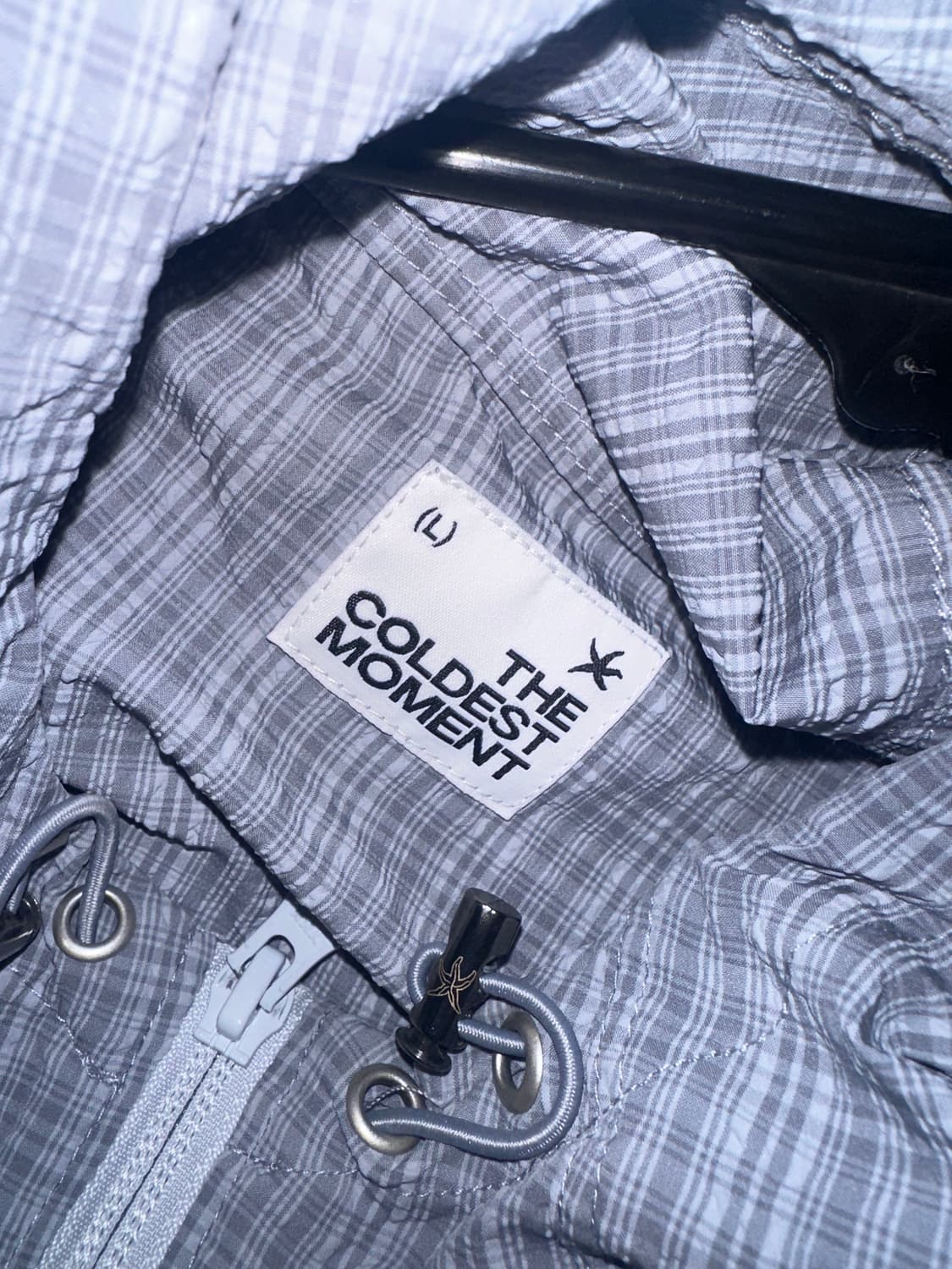 더콜디스트모먼트 체크 바람막이 L 상품이미지2