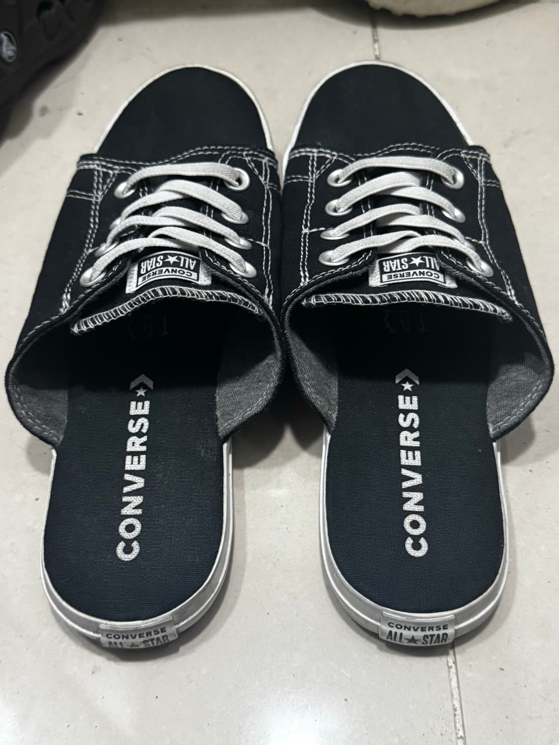 컨버스 척테일러 슬리퍼 블랙 상품이미지5