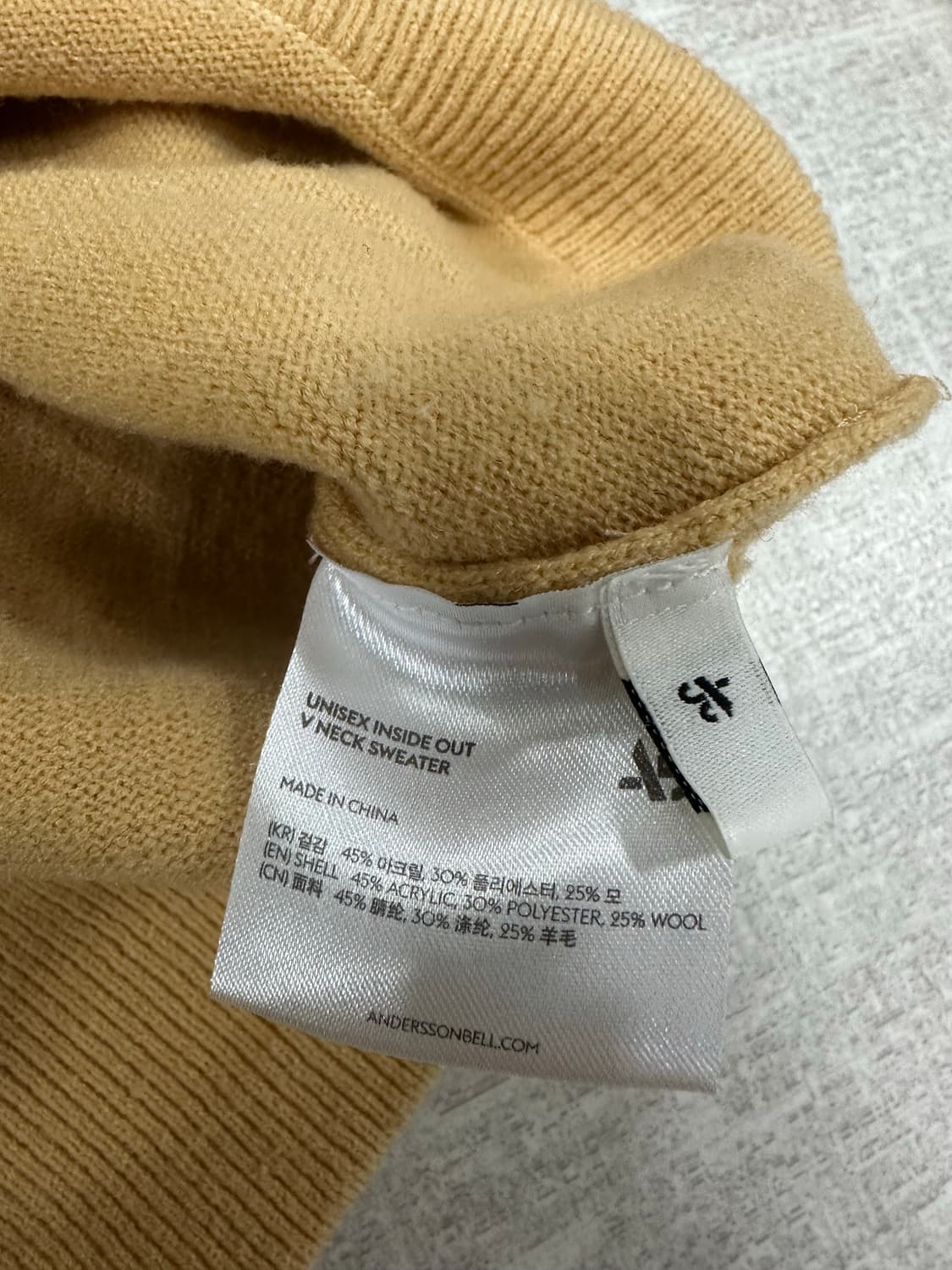 앤더슨벨 울혼방 니트 상품이미지5