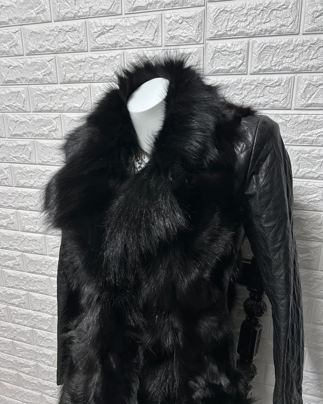 에고이스트 블루퍼 시어링 레더 코트 상품이미지2