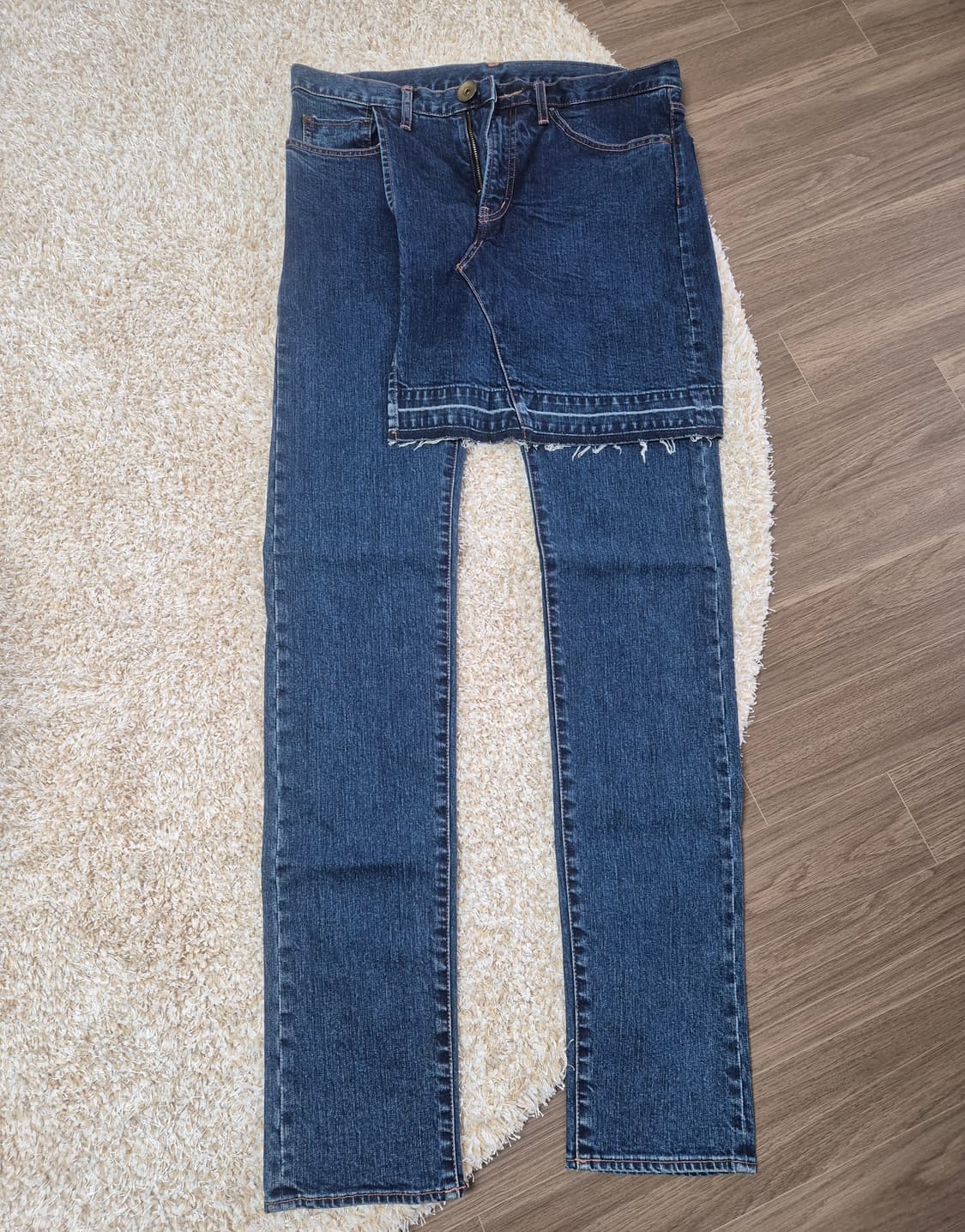 미하라야스히로 치마도킹 데님 상품이미지1