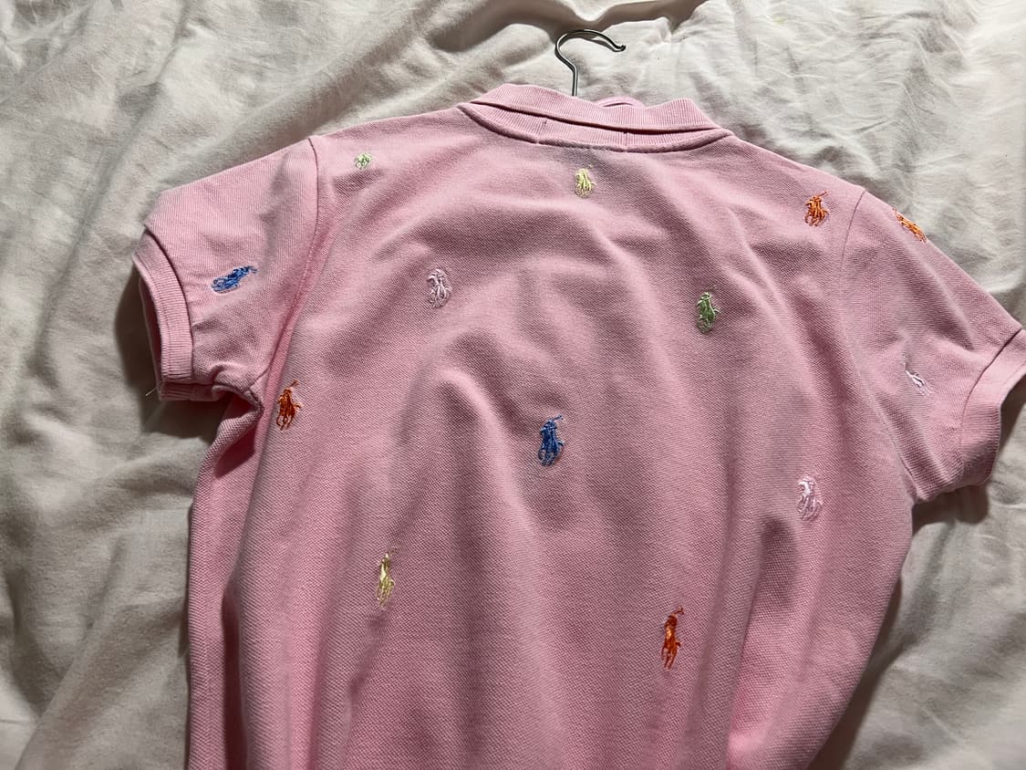 폴로 핑크 와글와글 원피스 상품이미지3