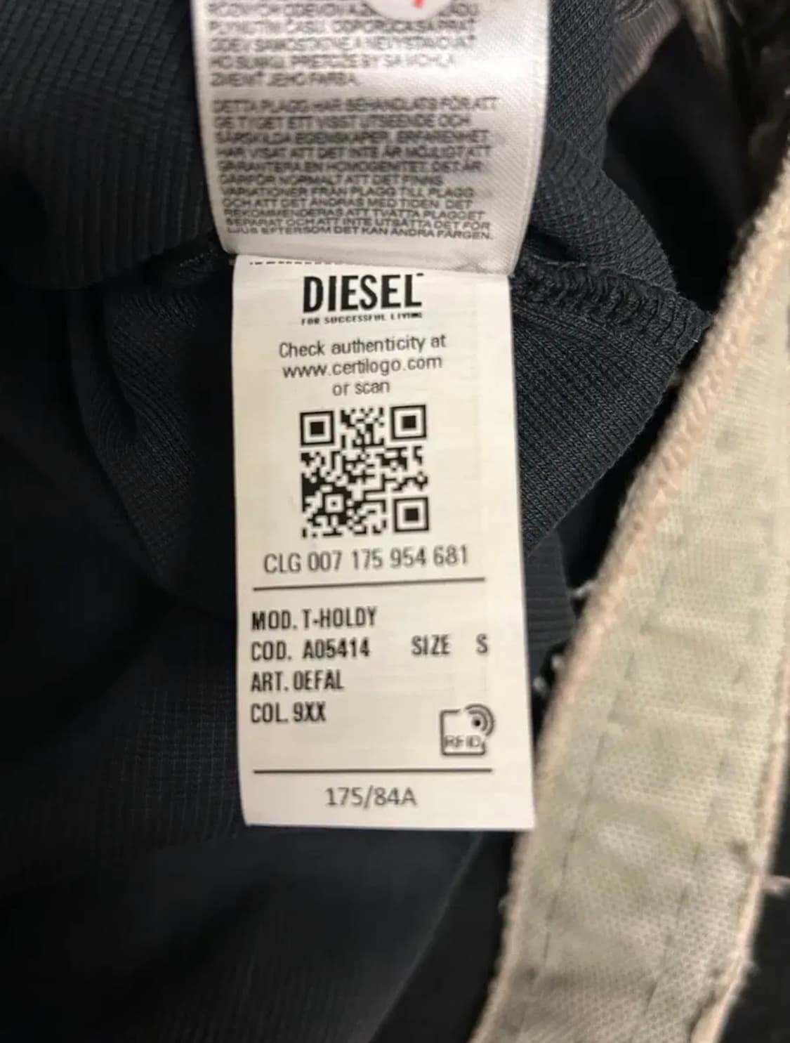 DIESEL 디젤 블랙 워싱 반팔티 + 벨트 상품이미지8